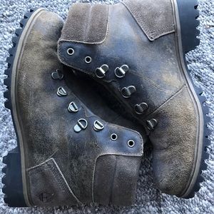 Darkwood Women Maple Water Resistant Leather Boots